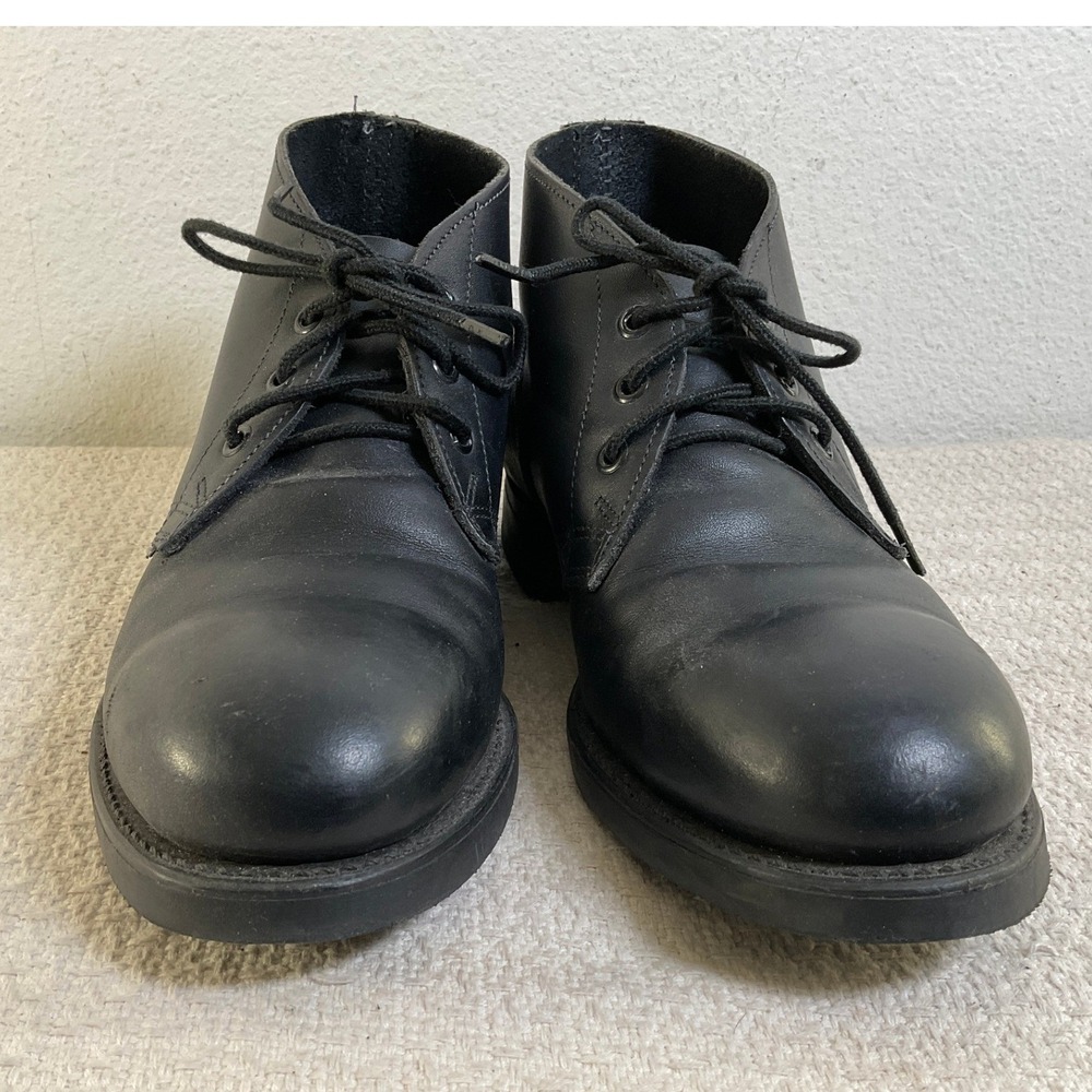 Biltrite Mens Black Leather Steel Toe Chukka Boots 6.5 Oil Resist ANSI Z41.1-91 - Picture 12 of 15